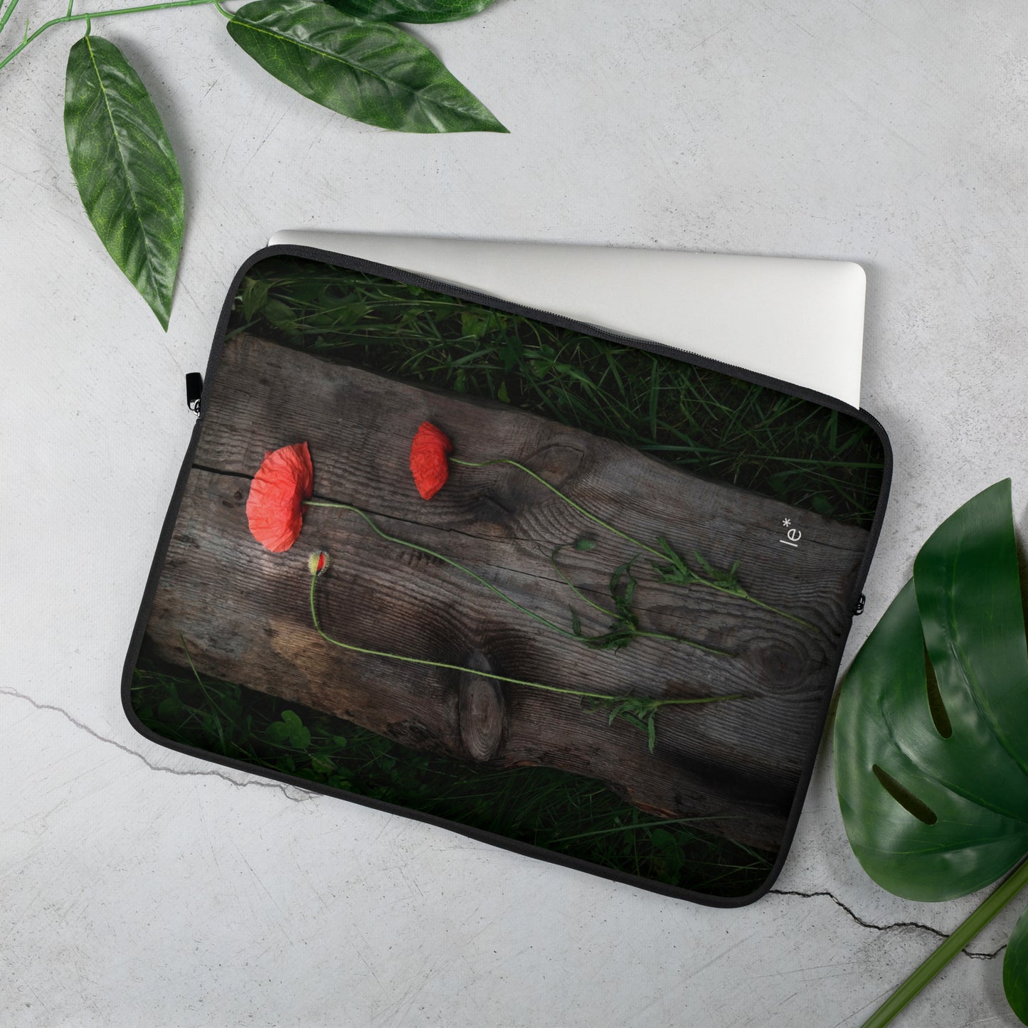 Red Poppies Laptop Sleeve